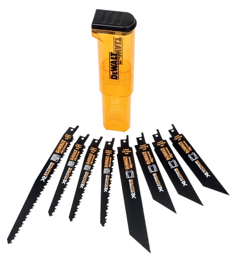 [PTG421.00282] DEWALT Extreme Set de lame reciprocante Runtime, pachet de 8, DT99551-QZ