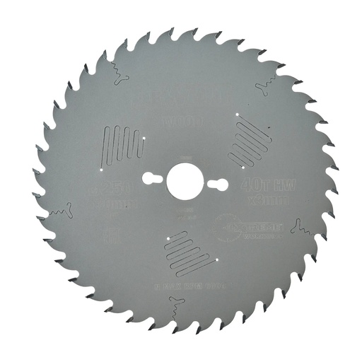 [PTG421.00284] DEWALT Extreme Workshop Circular Saw Blade, 250mm x 30mm, 40T, DT4322-QZ