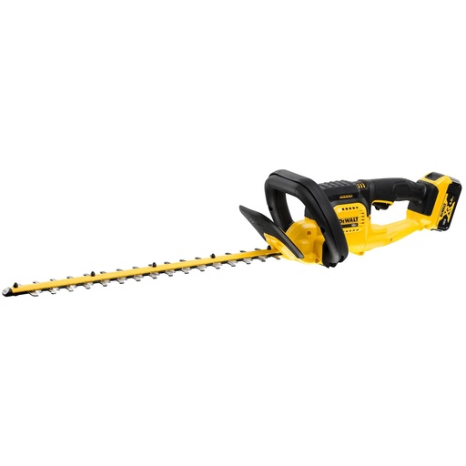 [PTG333.00006] DEWALT Masina de tuns gard viu (distanta intre lame 25 mm), 55 cm, 18 V XR®, 1 x 5,0 Ah, DCMHT563P1-GB