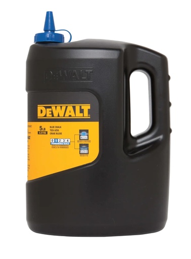 [PTG317.00026] DEWALT Chalk - Blue, 2.27 kg / 5 lbs, DWHT47062