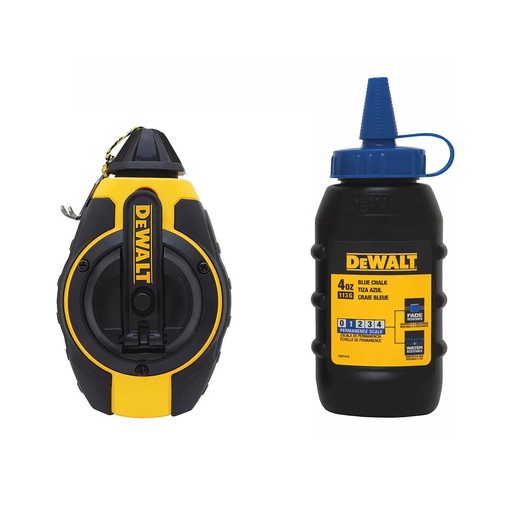 [PTG317.00030] DEWALT 3:1 Chalk Reel With Blue Chalk, 30m/100ft, DWHT47373L