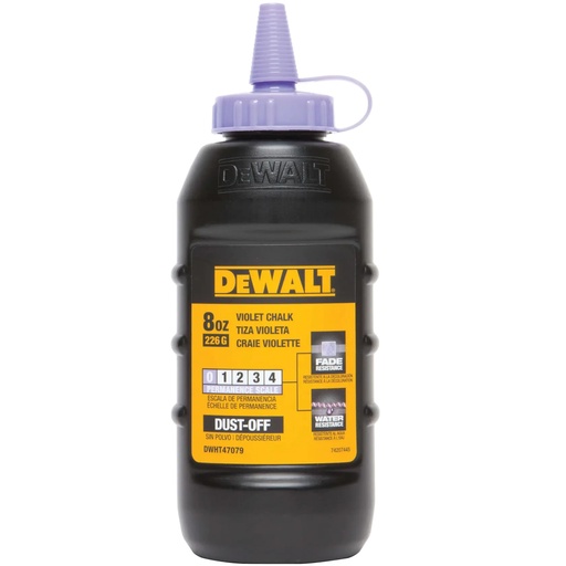 [PTG317.00031] DEWALT Chalk - Violet, 8 oz, 225gr, DWHT47079L