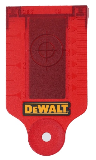 [PTG315.00057] DEWALT Laser Target Card - Red, DE0730-XJ