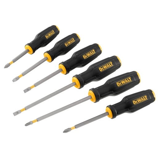 [PTG325.00039] DEWALT Full Fit Screwdriver Set, 6 Pack, DWHT0-62056