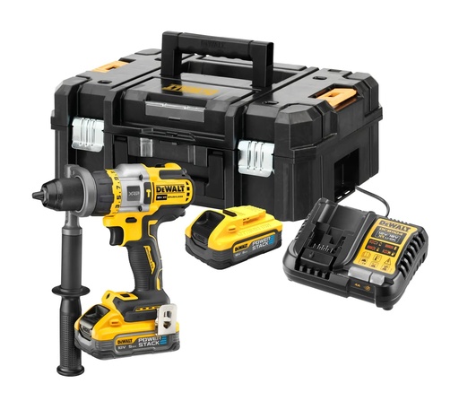 [PTG189.00052] DEWALT Brushless XRP Hammer Drill Driver, 18V XR®, 2 x 5.0Ah POWERSTACK™, DCD999H2T-GB