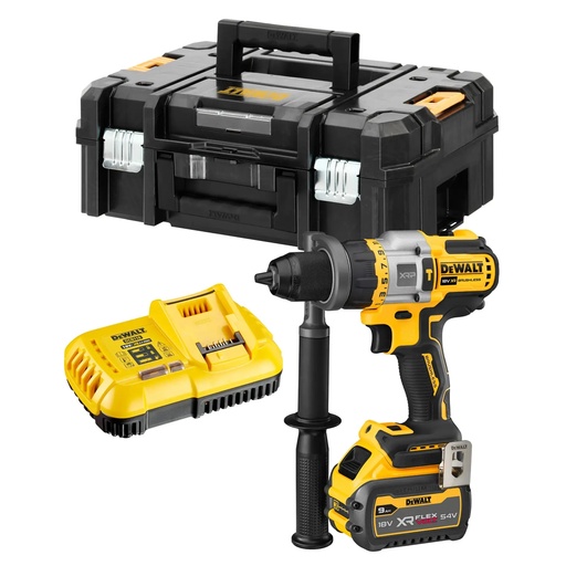 [PTG189.00058] DEWALT XRP Hammer Drill Driver (FLEXVOLT® ADVANTAGE), 18V XR®, 1 x 9.0Ah, DCD999X1-GB
