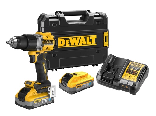 [PTG189.00064] DEWALT Brushless Hammer Drill Driver, 18V XR®, 2 x 5.0Ah POWERSTACK™, DCD805H2T-GB