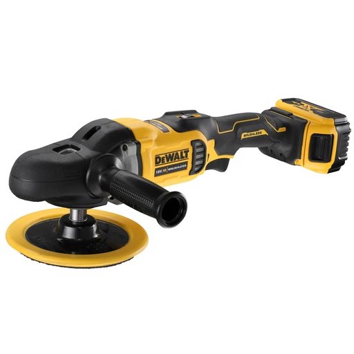 [PTG281.00042] DEWALT Brushless Rotary Polisher, 125mm, 18V XR®, 2 x 5.0Ah, DCM849P2-GB