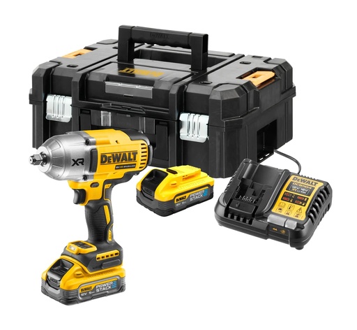 [PTG283.00025] DEWALT Brushless 1/2" Hog Ring High Torque Impact Wrench, 18V XR®, 2 x 5.0Ah POWERSTACK™, DCF900H2T-GB