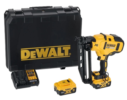 [PTG285.00012] DEWALT Brushless Second Fix Nailer (16 Gauge), 18V XR®, 2 x 5.0Ah, DCN660P2-GB