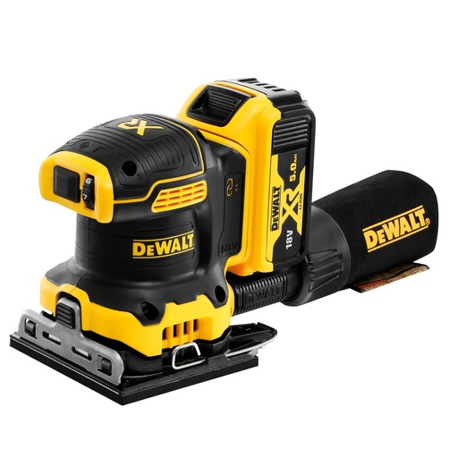 [PTG295.00037] DEWALT Brushless 1/4 Sheet Palm Sander, 18V XR®, 2 x 5.0Ah, DCW200P2-GB