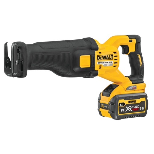 [PTG297.00120] DEWALT Reciprocating Saw, 54V XR FLEXVOLT®, 2 x 6.0Ah, DCS389T2-GB