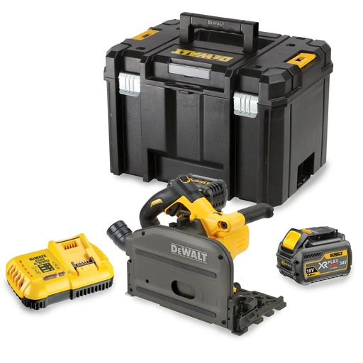 [PTG297.00138] DEWALT Plunge Saw, 165mm, 54V XR FLEXVOLT®, 2 x 6.0Ah, DCS520T2-GB