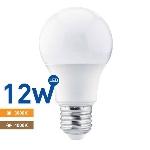 [PTG074.00001] LED Bulb 12W (12V) E27 A60, WELLMAX