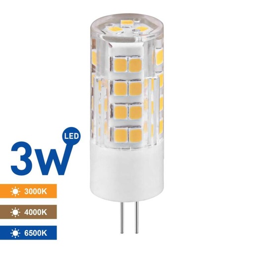 [PTG074.00003] LED Bulb 3W (12V) GY6.35, WELLMAX
