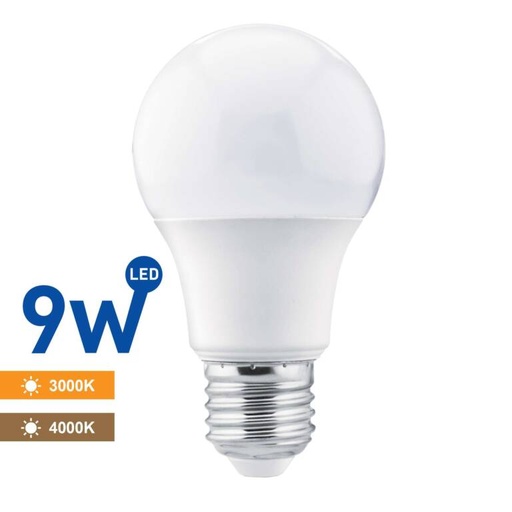 [PTG074.00006] LED Bulb 9W (12V) E27 A60, WELLMAX
