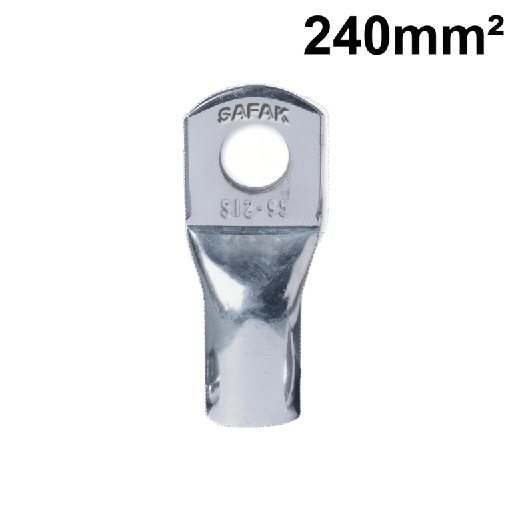 [PTG004.00130] Copper Cable Lug 240 mm² /M12, SAFAK