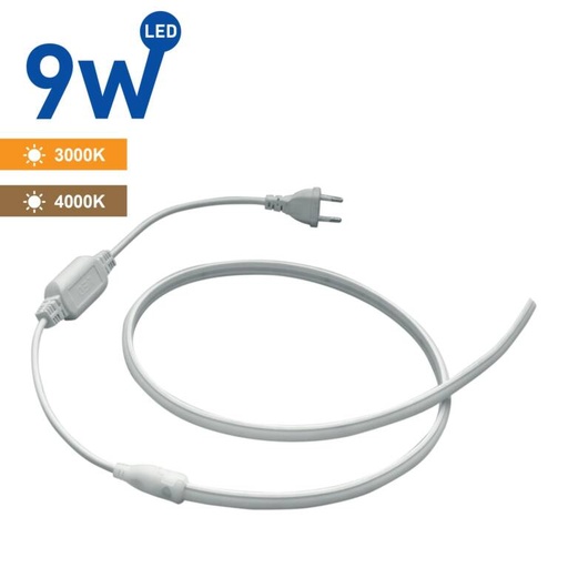 [PTG076.01114] Neon Flex LED Strip IP65 220V 9W, WELLMAX