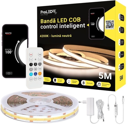 [PTG076.01116] Kit banda LED COB 5m, WELLMAX
