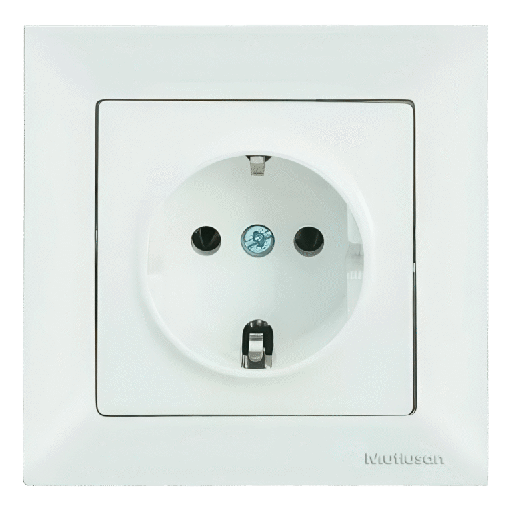 [PTG229.01052] CANDELA – Single Earthed Socket, MUTLUSAN