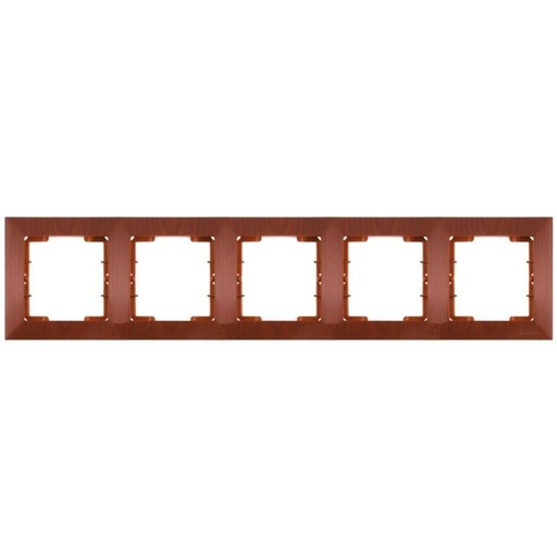 [PTG013.02310] CANDELA Cherry – Horizontal Frame 5 Gang, MUTLUSAN