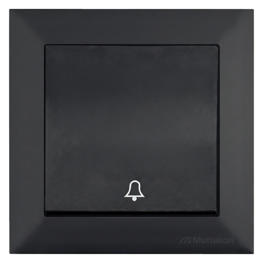 [PTG264.02340] CANDELA Velvet Black – Bell Push Switch, MUTLUSAN