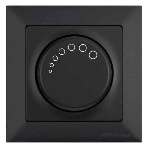[PTG264.02342] CANDELA Velvet Black – Dimmer 600W, MUTLUSAN