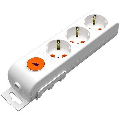 [PTG425.00036] Power Strip Block (Switch), 3 Sockets, MUTLUSAN