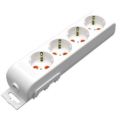 [PTG425.00038] Power Strip Block, 4 Sockets, MUTLUSAN