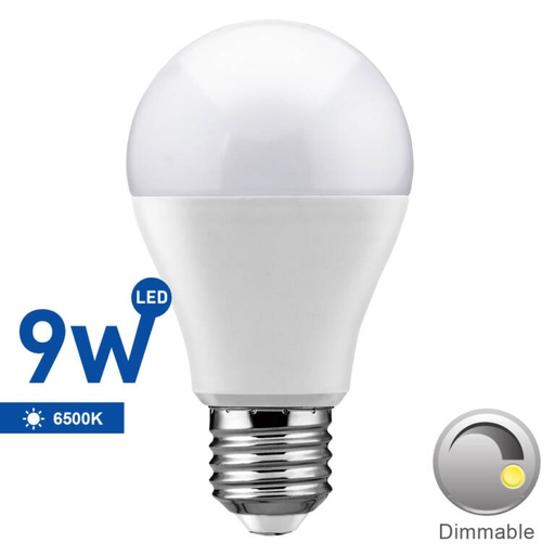 [PTG074.00073] SAMSUNG Dimmable LED Bulb 9W E27 6500K, WELLMAX