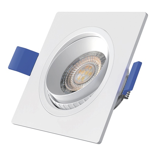 [PTG062.00029] Eagle Eye Spot LED SAMSUNG mobil patrat alb, 360°, 7W, 6500K, WELLMAX
