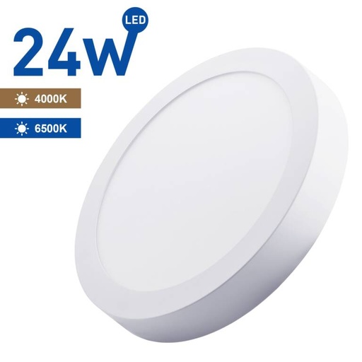 [PTG063.00007] SAMSUNG Round Surface-Mounted LED Spotlight, 24W, WELLMAX