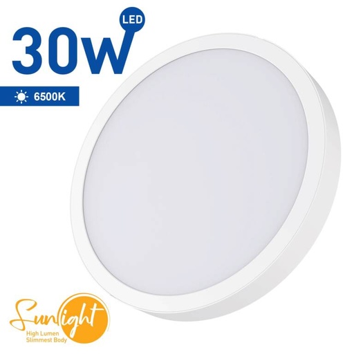 [PTG063.00021] Sunlight Spot LED SAMSUNG rotund 2 in 1, 30W, 6500K, WELLMAX
