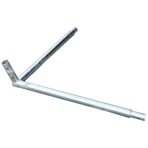 [PTG179.00007] Brat dublu pentru stalp galvanizat, 2x50cm, 90°, LAVA