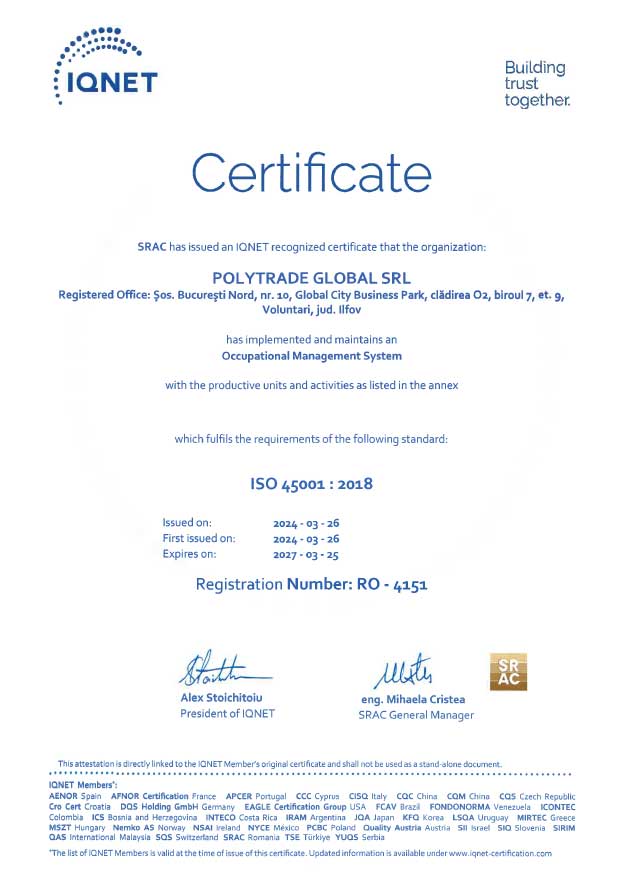 IQNET ISO 45001